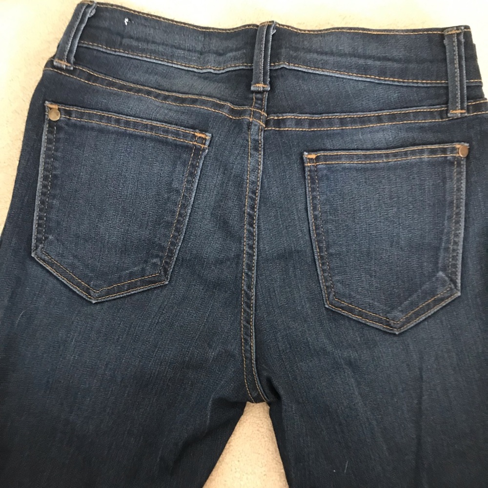 Pistola Jeans Womens 26 Cropped Jeggings Blue Denim Stretch
